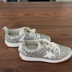 Silver sparkle Golden goose sneakers size 38